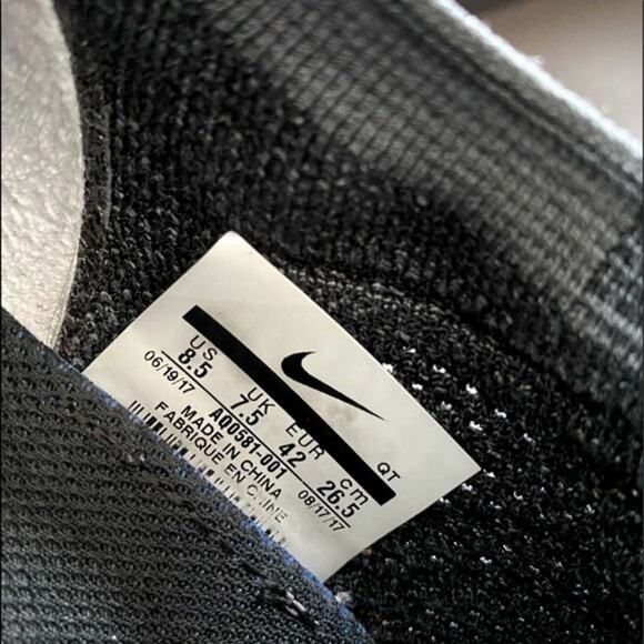 Nike Vapormax Flyknit SE Black Grey Laceless Size 8.5 - Picture 10 of 12